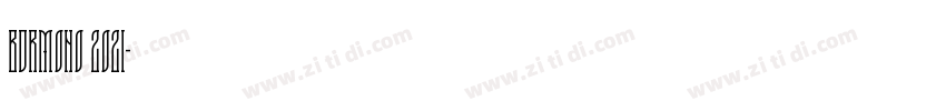 BDRmono 2021字体转换